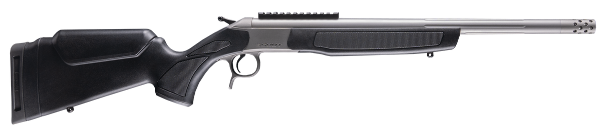 CVA Scout Takedown 44 Mag 20" 1-Rd Single Shot Rifle - Stainless Steel / Black