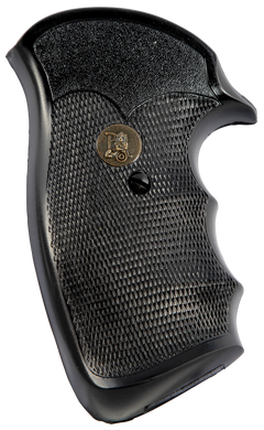 Pachmayr Gripper Pistol Grip Checkered Black Rubber w/Finger Grooves for Ruger Security-Six