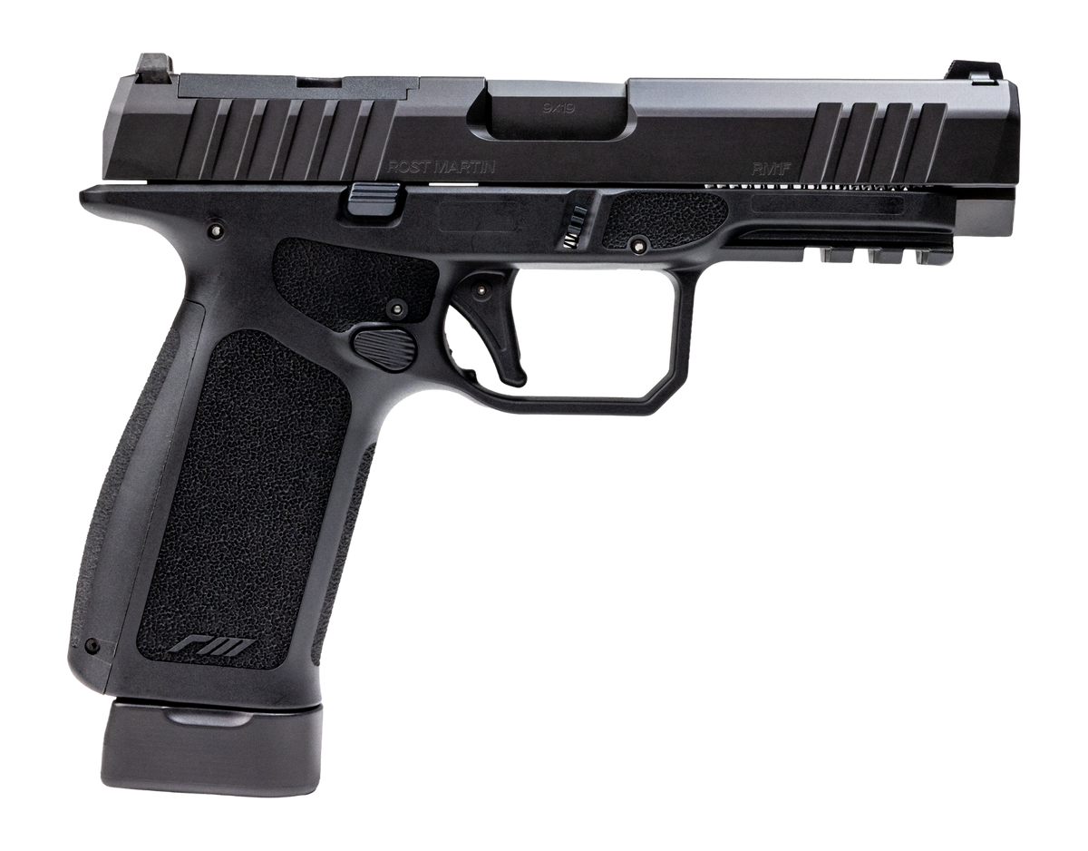 Rost Martin RM1F 9mm Luger 4.50" 17+1/19+1 Striker-Fired Pistol - Black