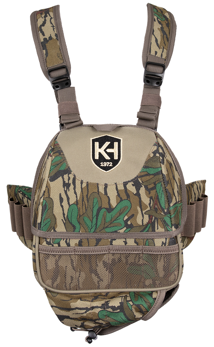 Moultrie Run N Gun 100 Turkey Chest Rig Mossy Oak Greenleaf