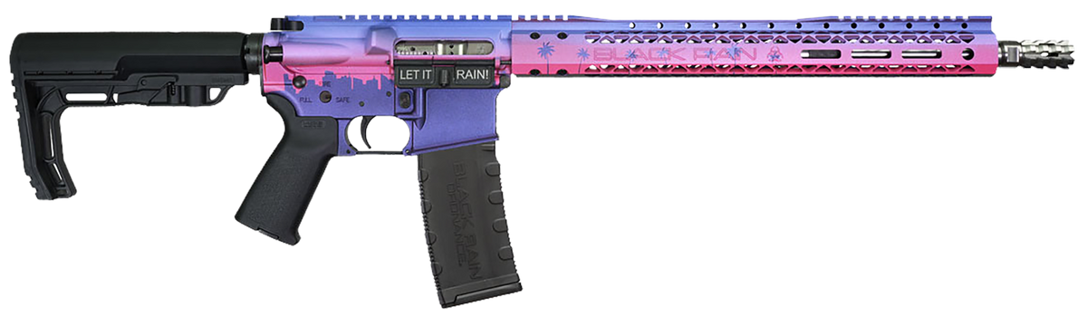 Black Rain Spec15 Miami Nights 5.56 NATO 16" 30+1 Semi-Auto AR-15 Rifle