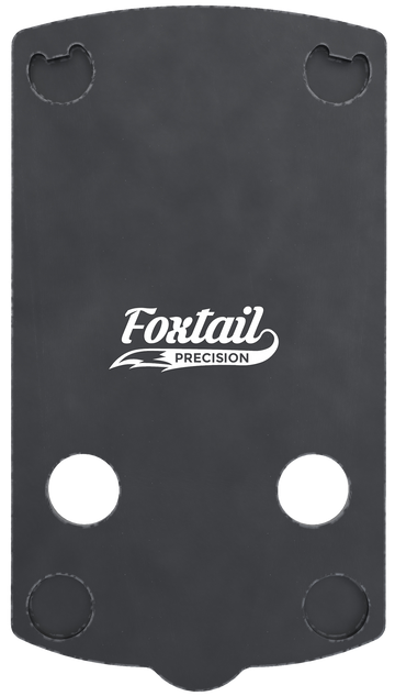 Foxtail Precision 100009 Red Dot Adapter Plate for Glock 43X/48 MOS & Springfield OSP - Black Anodized 7075 Aluminum