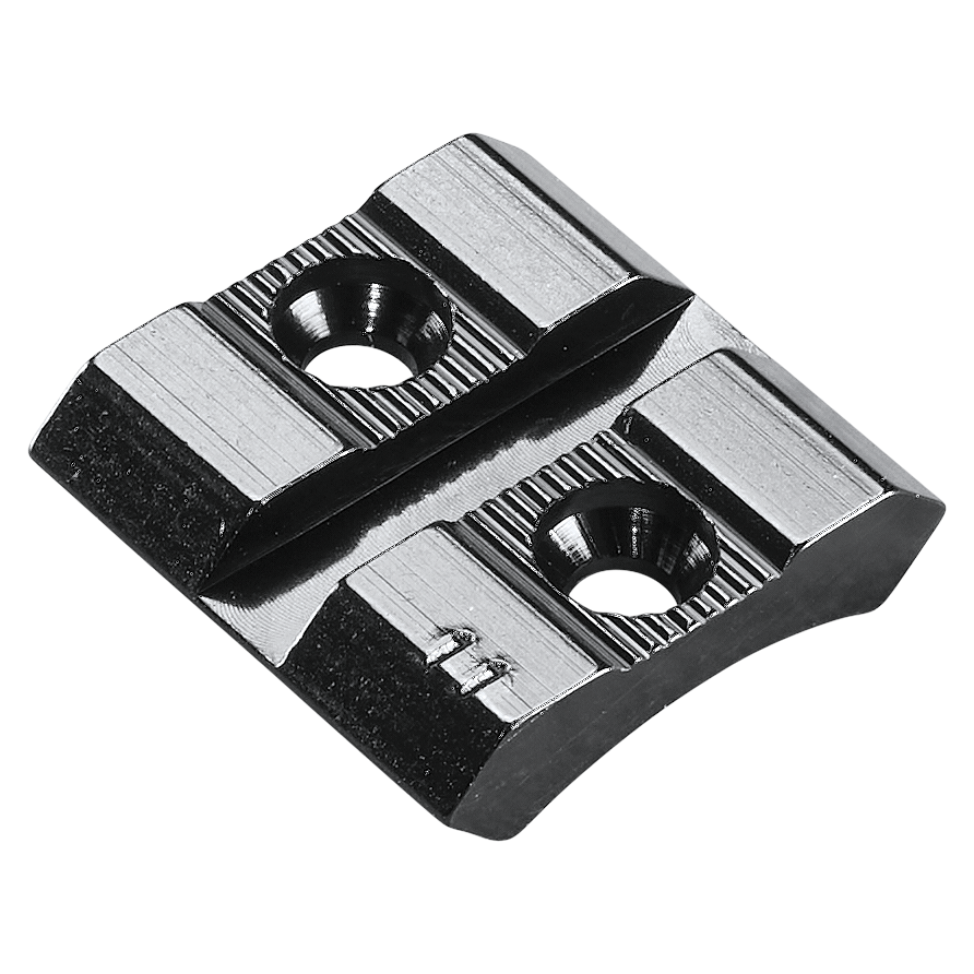 Weaver Mounts 48108 Top Mount Base 402 Gloss Black Aluminum - Fits High Standard High Power & Marlin 455/MR7