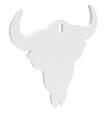 Birchwood Casey Centerfire Silhouette Skull 3/8" AR500 Steel Target