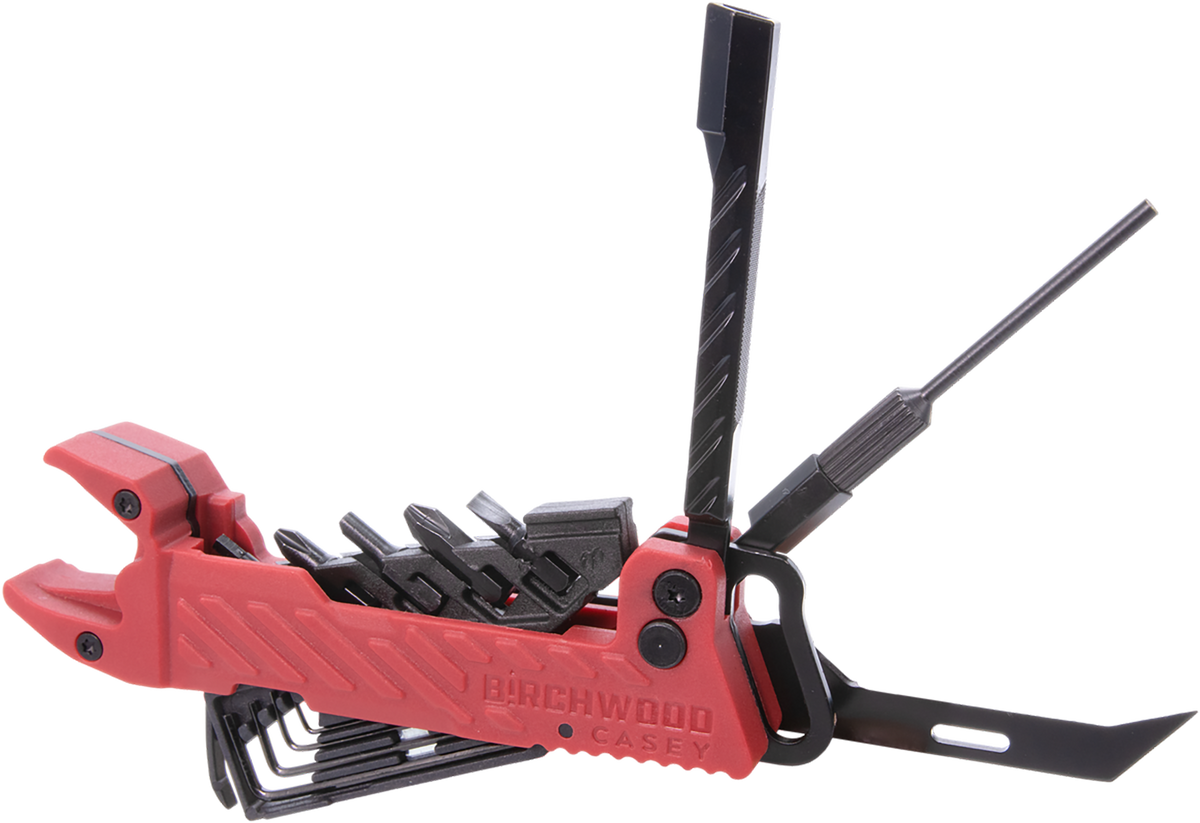 Birchwood Casey PGMT Pistol Multi-Tool .750" ID Low Profile Red - Fits 1911