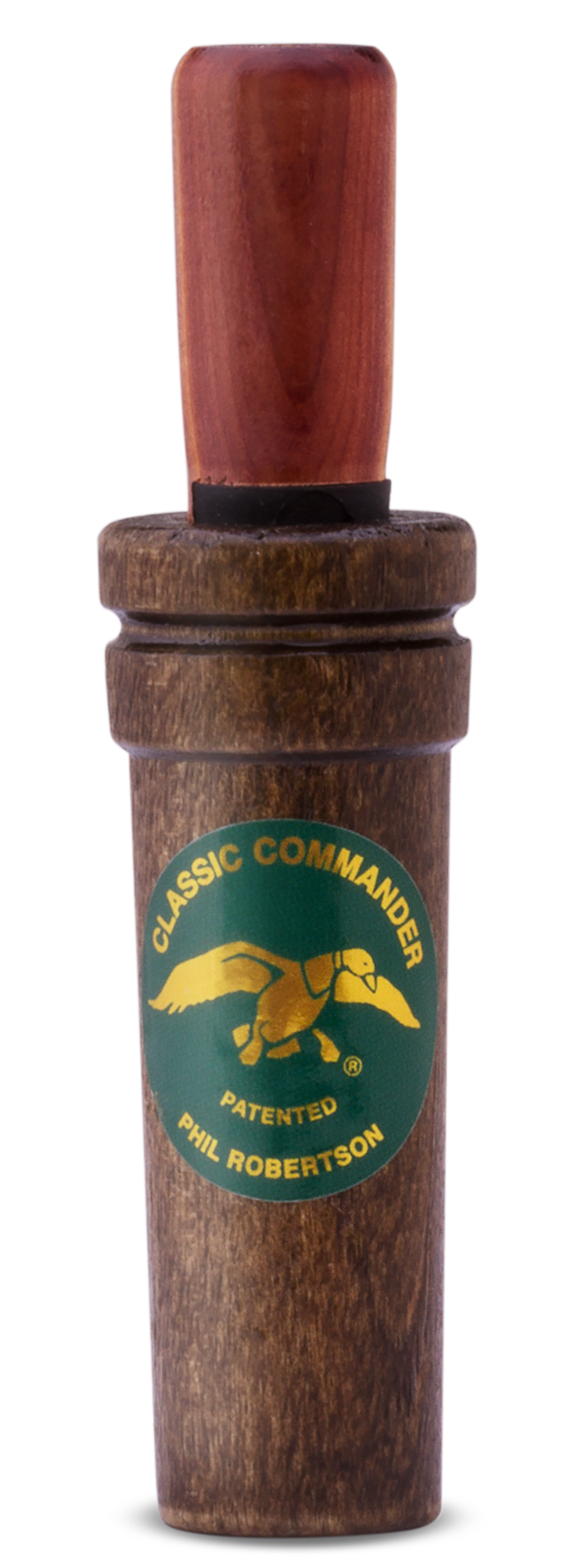 Duck Commander Classic Commander DC200 Double Reed Mallard Hen Duck Call - Natural Wood