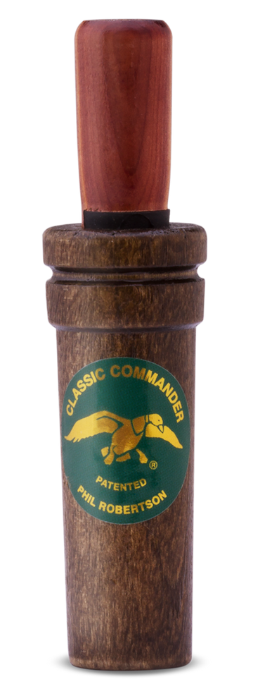 Duck Commander Classic Commander DC200 Double Reed Mallard Hen Duck Call - Natural Wood