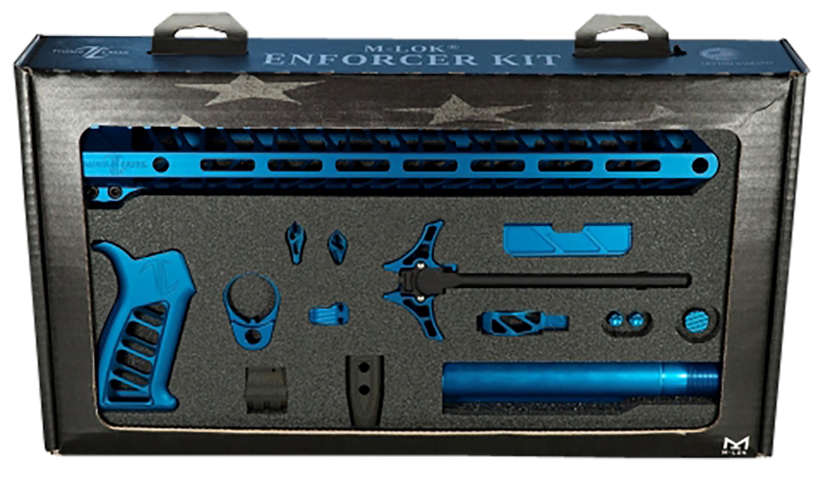 Timber Creek Outdoors Enforcer Complete Build Kit Blue Anodized AR-15