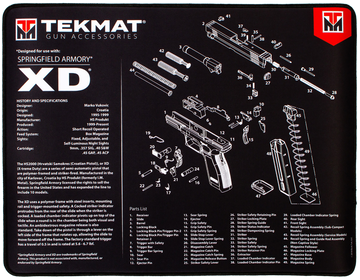 TekMat Ultra 20 Springfield XD 15"x20" Handgun Cleaning Mat