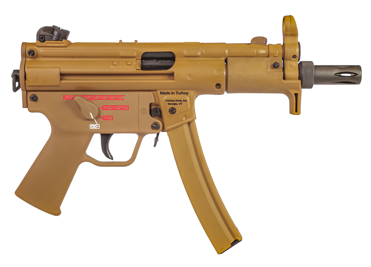 Century Arms AP5-P 9mm Luger 5.80" 30+1 Semi-Auto Pistol - RAL 8000