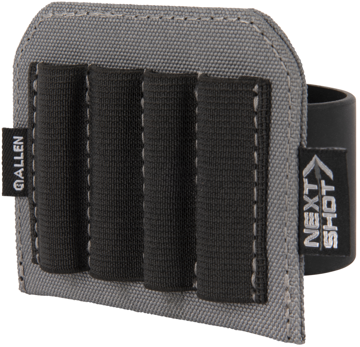 Allen 8208 Next Shot Rifle Cartridge Carrier Band 4-Rd Black Silicone Buttstock Mount