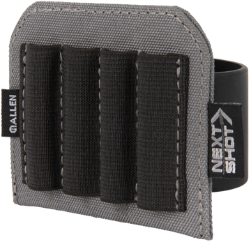 Allen 8208 Next Shot Rifle Cartridge Carrier Band 4-Rd Black Silicone Buttstock Mount