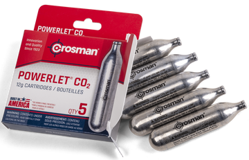 Crosman Powerlet 231B 12-Gram CO2 Cartridges 5 Pack