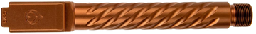 Ballistic Advantage Premium Series 9mm Luger 5" Spiral Fluted Threaded Barrel - Copper PVD - Fits Glock 17 Gen 5