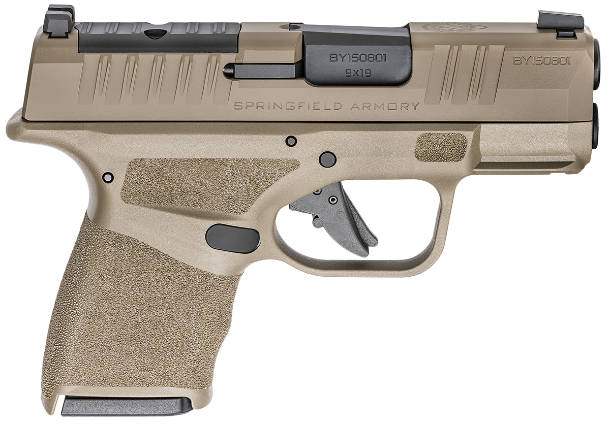 Springfield Armory Hellcat Micro-Compact OSP 9mm Luger 3" 11+1/13+1 Semi-Auto Pistol - Flat Dark Earth