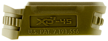Springfield Armory XD-S .45 ACP Backstrap Sleeve - Flat Dark Earth Polymer