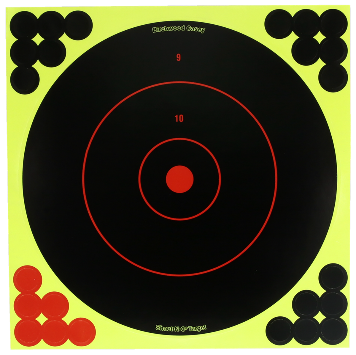 Birchwood Casey Shoot-N-C 12" Bullseye Self-Adhesive Paper Target Dispenser 25/Pack