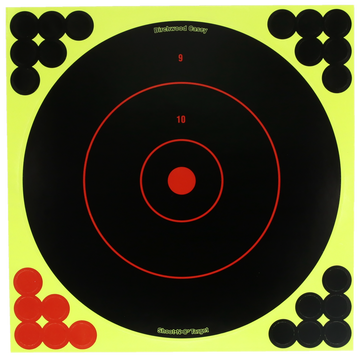 Birchwood Casey Shoot-N-C 12" Bullseye Self-Adhesive Paper Target Dispenser 25/Pack