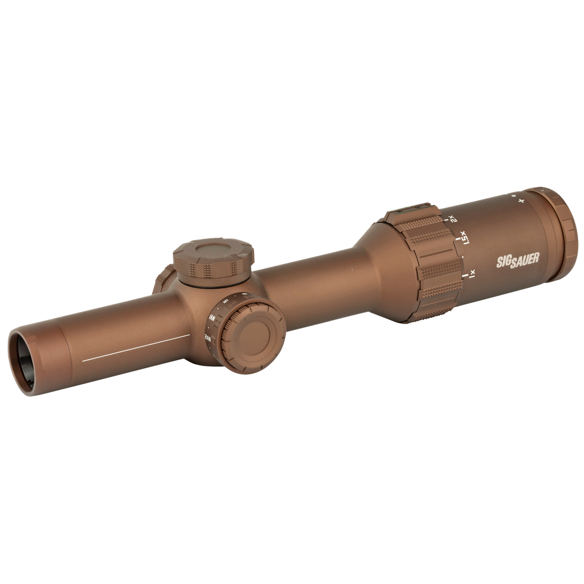 Sig Sauer Electro-Optics Tango6T 1-6x24mm 30mm Tube Illuminated Hellfire SVPS Reticle Riflescope - Flat Dark Earth