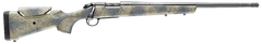 Bergara Rifles B-14 Wilderness Sierra 300 Win Mag 22" 3+1 Bolt-Action Rifle - Sniper Gray Cerakote, Woodland Camo Stock