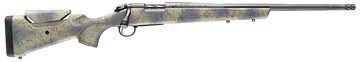 Bergara Rifles B-14 Wilderness Sierra 300 Win Mag 22" 3+1 Bolt-Action Rifle - Sniper Gray Cerakote, Woodland Camo Stock