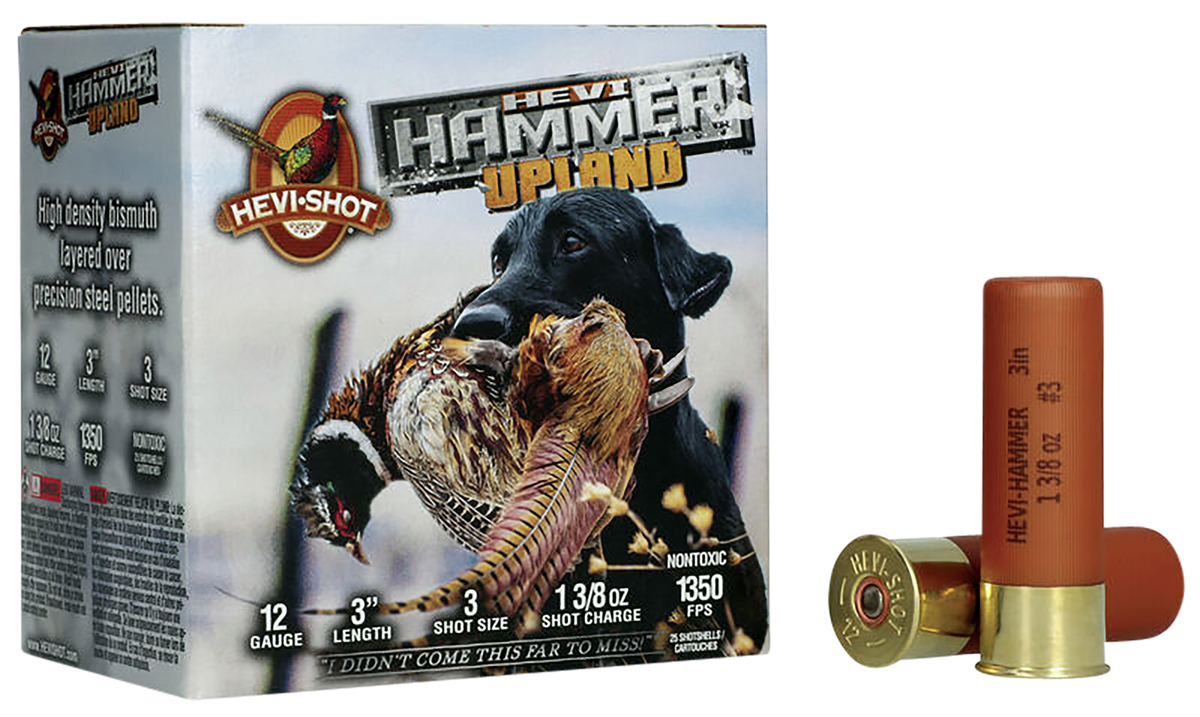 Hevishot HEVI-Hammer Upland 12 Gauge 3" 1-3/8 oz #3 Shot 1350 fps - Box or Case