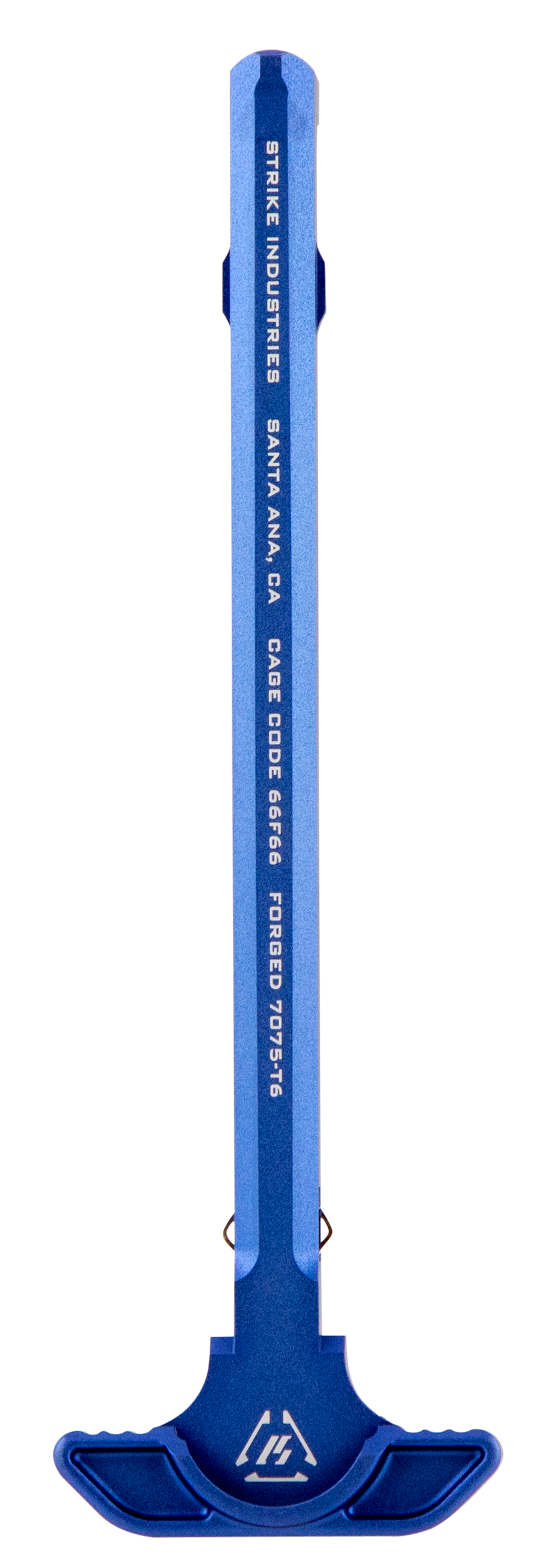 Strike Industries Latchless Charging Handle AR-15 Blue Anodized Aluminum