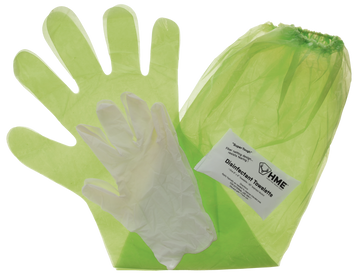 HME GCG Game Cleaning Gloves Lime Green Shoulder Length/Form Fitting