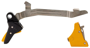 Timney Triggers Alpha Competition 9mm Luger/.40 S&W 3 lb Gold Straight Drop-In Trigger for Glock Gen3-4