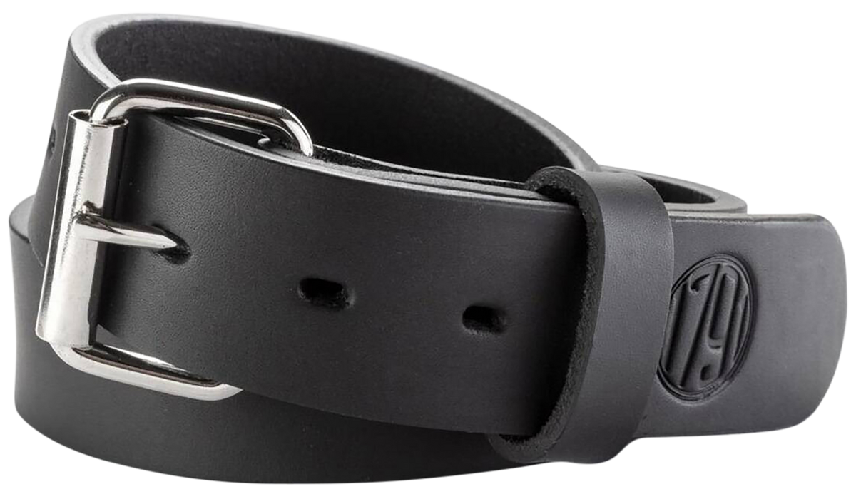 1791 Gunleather BLT-01 Gun Belt Stealth Black Leather 38/42 1.50" Buckle Closure