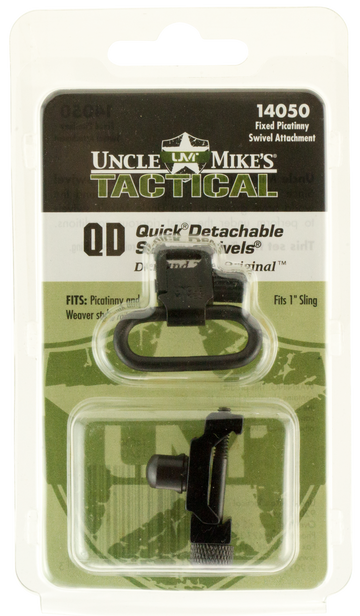 Uncle Mikes 14050 Super Swivel Quick Detach Picatinny Swivel Attachment Blued 1" Loop