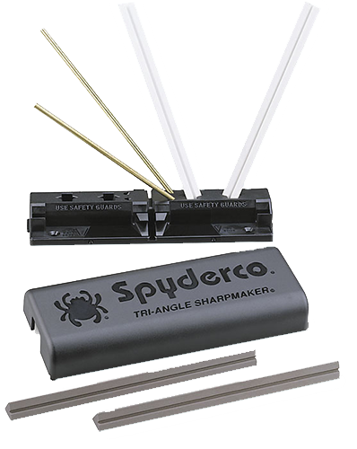 Spyderco 204MF Tri-Angle Sharpmaker 7" Medium/Fine High Alumina Ceramic Sharpening System