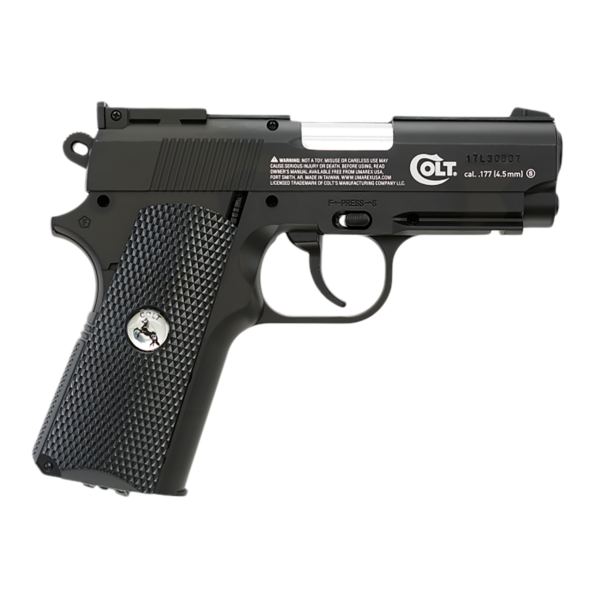 Umarex USA Colt Defender .177 BB 16+1 CO2 Air Pistol - 410 FPS - Black