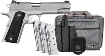 Kimber Stainless LW Club Bundle 45 ACP 5" 7+1 SAO Pistol