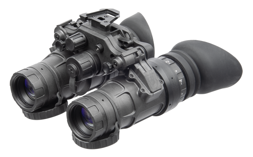 AGM Global Vision UNVG-RPO 3APW Gen 3 1x 64-72 Ip/mm White Phosphor Night Vision Binocular - Black