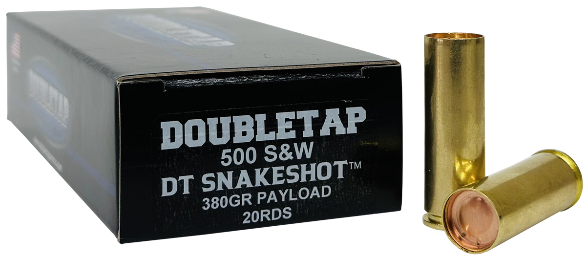 DoubleTap Ammunition Snake Shot 500 S&W Mag 380gr 20-Rd - Box or Case