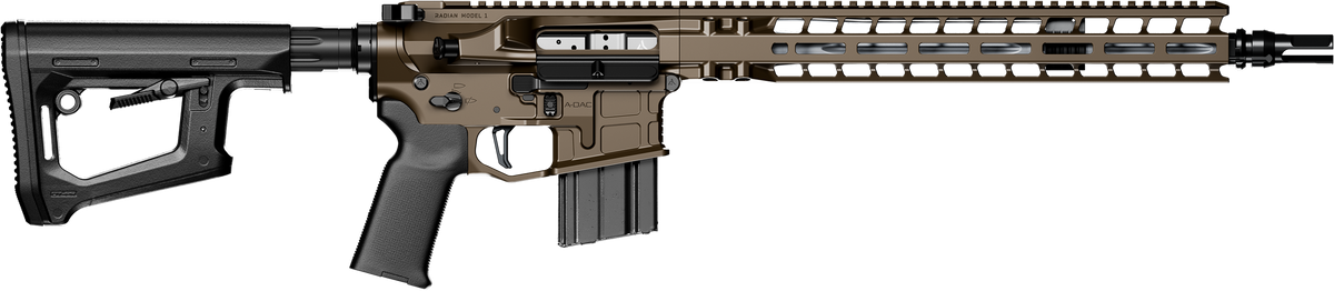 Radian Weapons Model 1 6mm ARC 14.5" 20+1 Semi-Auto Rifle - Brown