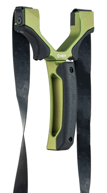 MDT Sporting Goods Hand Cannon Slingshot XL Green Aluminum/Polymer