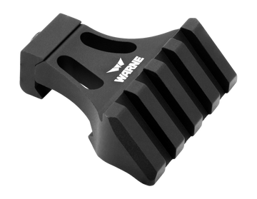 Warne A645TW Side Mount Adapter 45 Degree Picatinny Rail Mount - Black Aluminum