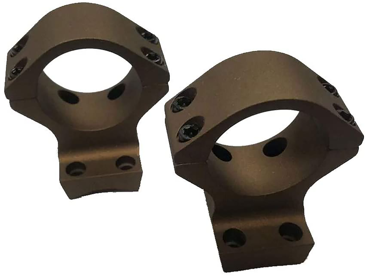 Talley HC950735 Scope Mount/Ring Combo 1" Tube Browning X-Bolt High Rings Short/Long Action 0 MOA Burnt Bronze