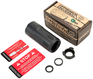 Strike Industries Oppressor Universal Blast Shield 3.37" Multi-Cal Black Anodized