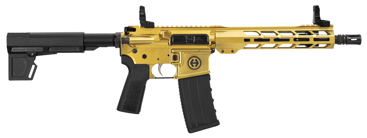 Hi-Point HP15P 300 Blackout 10.5" 30+1 Semi-Auto Pistol - Gold Aluminum Receiver