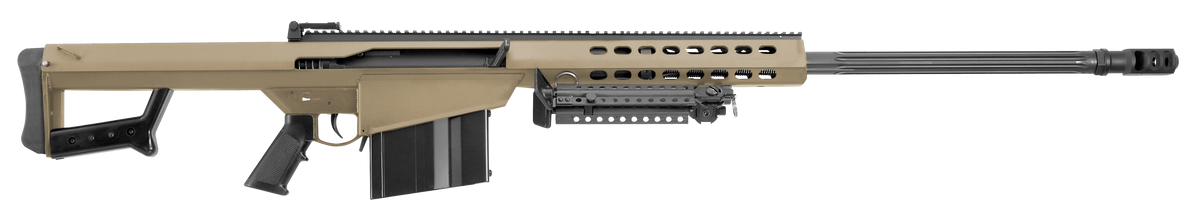 Barrett M82A1 50 BMG 29" 10+1 Semi-Auto Rifle - FDE Cerakote