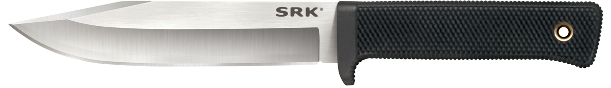 Cold Steel SRK San Mai 6" Fixed Plain VG-10 San Mai Blade Black Kray-Ex Handle