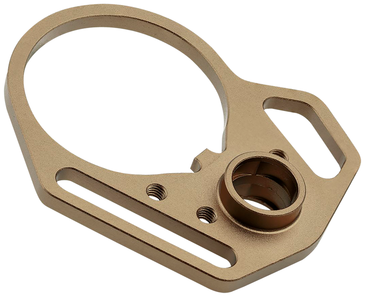 Strike Industries Ultralight QD Multi-Function End Plate & Anti-Rotation Castle Nut - FDE