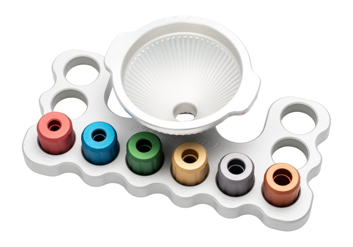 Area 419 Master Funnel Kit 22-338 Cal Aluminum Powder Funnel