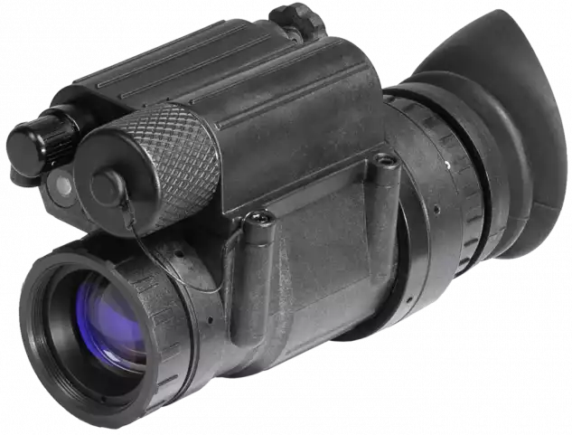 AGM Global Vision PVS-14E 3AW1 Gen 3 Auto-Gated White Phosphor Level 1 1x 26mm Night Vision Monocular