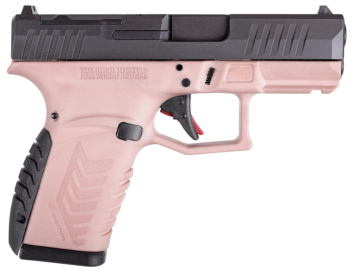 Derya Firearms DY9Z 9mm Luger 3.5" 15+1 Semi-Auto Pistol - Pink/Black