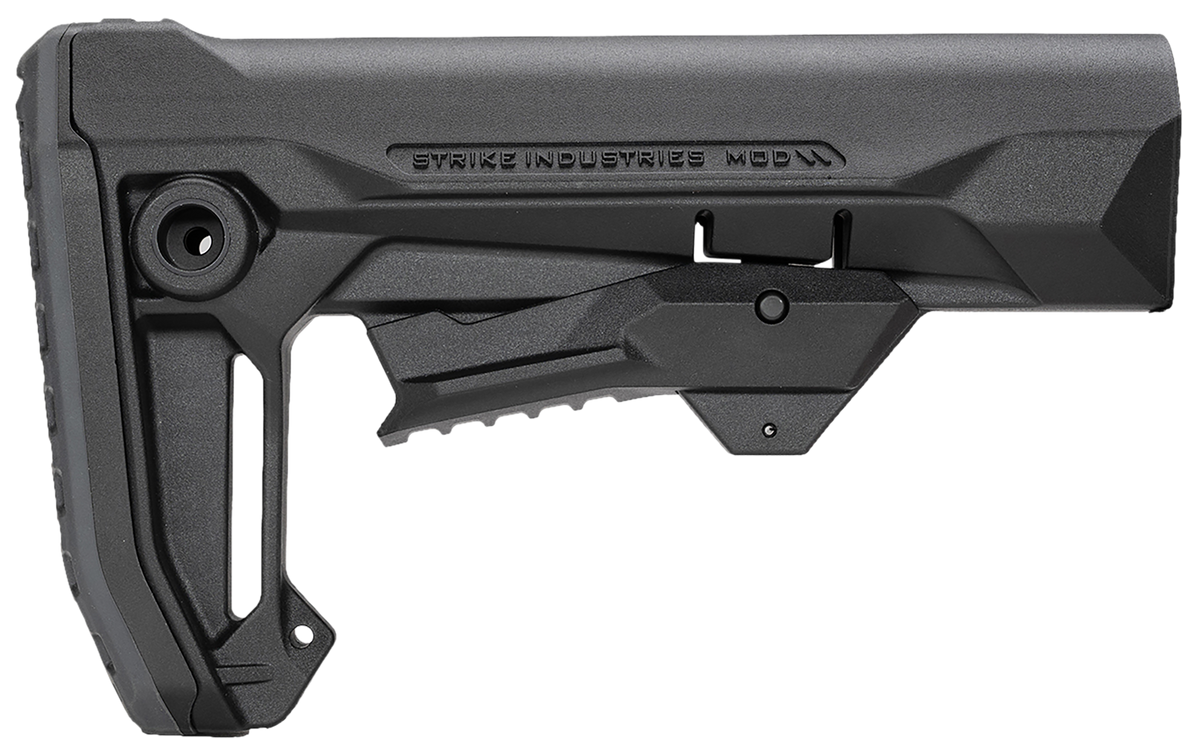 Strike Industries MOD2 Mil-Spec AR-15/M16 Buttstock Black Polymer