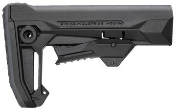 Strike Industries MOD2 Mil-Spec AR-15/M16 Buttstock Black Polymer
